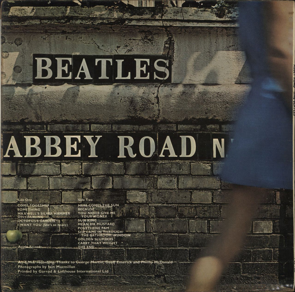 The Beatles Abbey Road - 1st - M/A - G+ UK vinyl LP album (LP record)