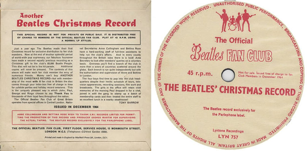 The Beatles Another Beatles Christmas Record - Complete - EX UK 7" vinyl single (7 inch record / 45) BTL07AN369647