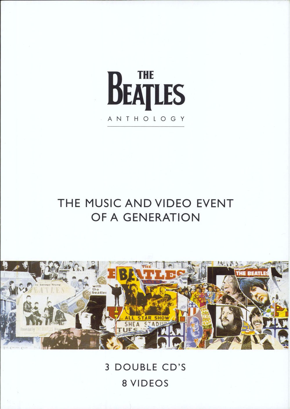 The Beatles Anthology UK Promo media press pack SALES PRESENTER