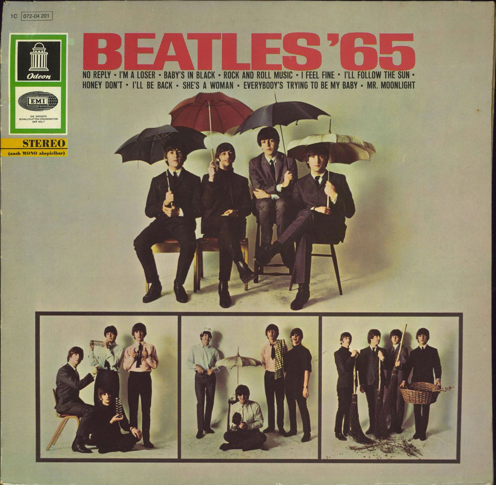 The Beatles Beatles '65 - Blue Label - EX German vinyl LP album (LP record) 1C072-04201