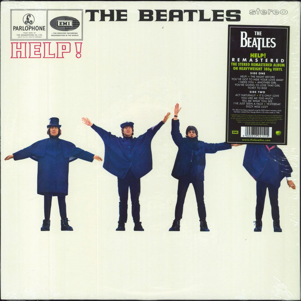 The Beatles Help! -  Open Shrink UK vinyl LP album (LP record) 094638241515