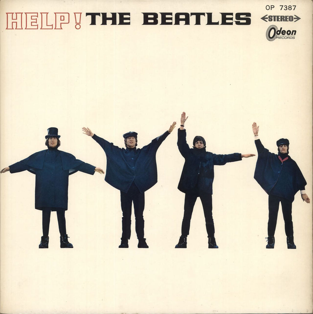 The Beatles Help! - Red Vinyl Japanese vinyl LP album (LP record) OP-7387