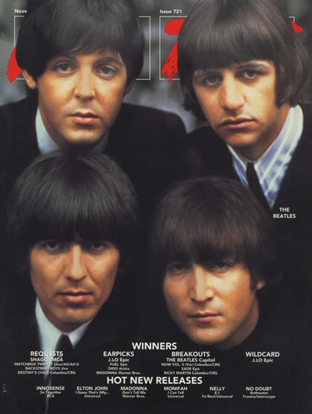 The Beatles Hits US magazine ISSUE 721