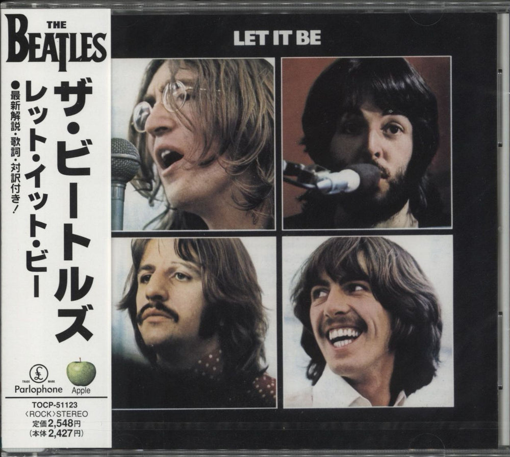 The Beatles Let It Be Japanese CD album (CDLP) TOCP-51123