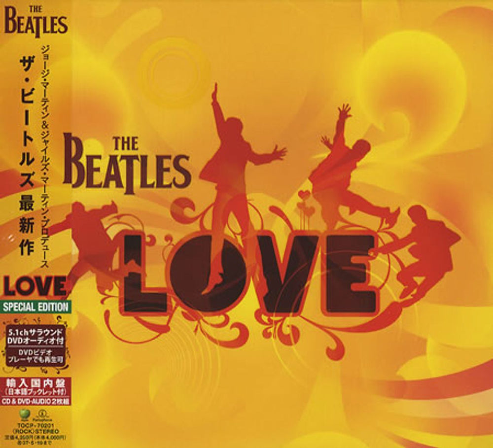 The Beatles Love Japanese 2-disc CD/DVD set TOCP-70201