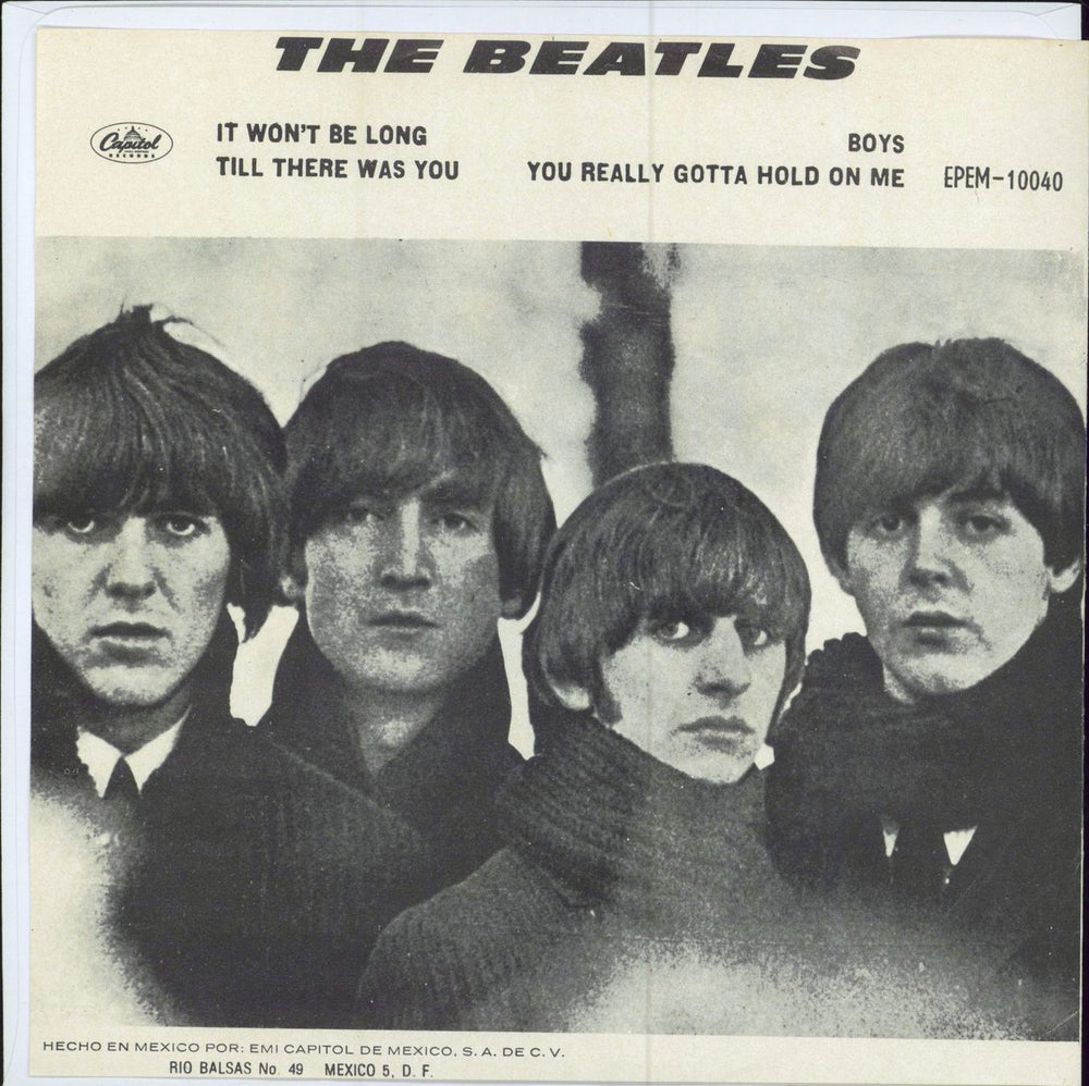 The Beatles No Falta Mucho EP Mexican 7" vinyl single (7 inch record / 45)