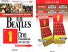 The Beatles One - display bins French Promo handbill PRESENTER