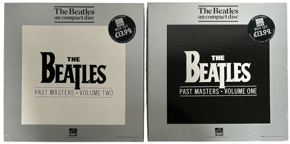 The Beatles Past Masters UK CD Album Box Set BEACD25/9/10