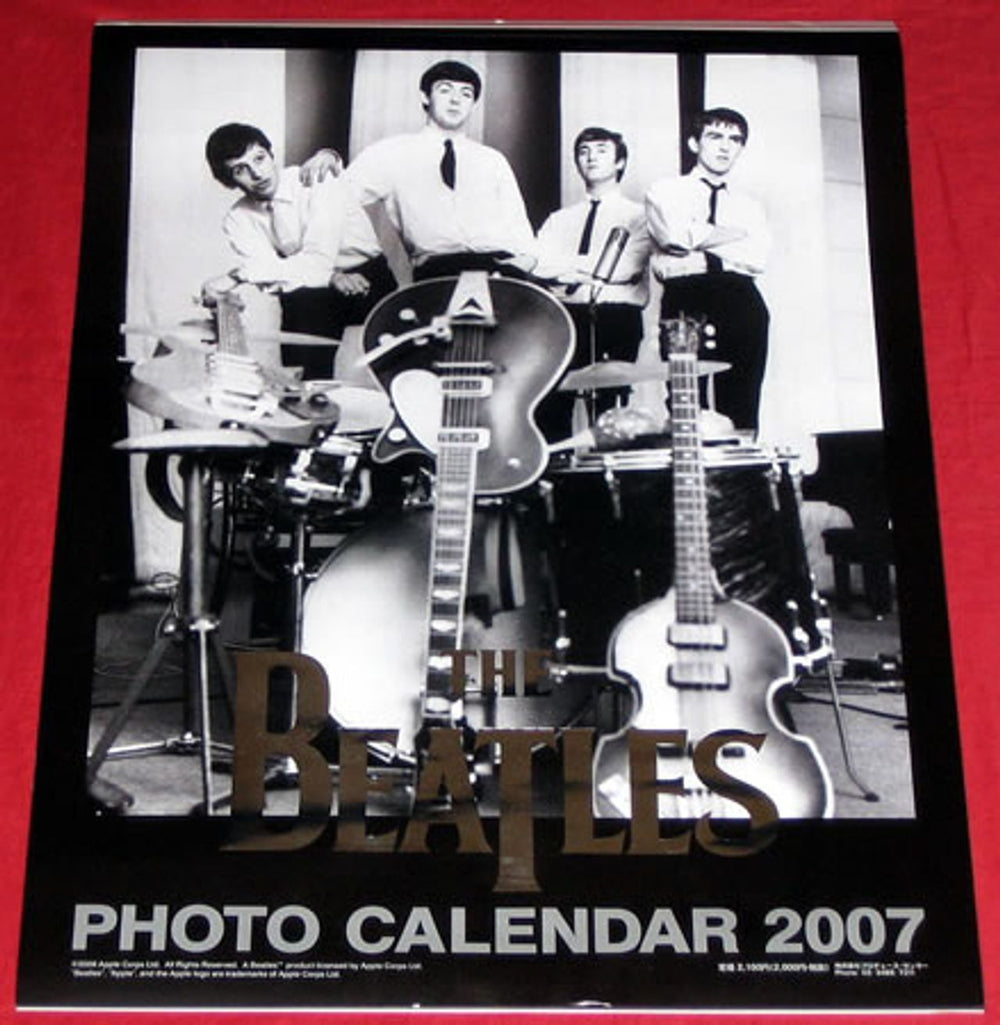 The Beatles Photo Calendar 2007 Japanese calendar 07CL-345