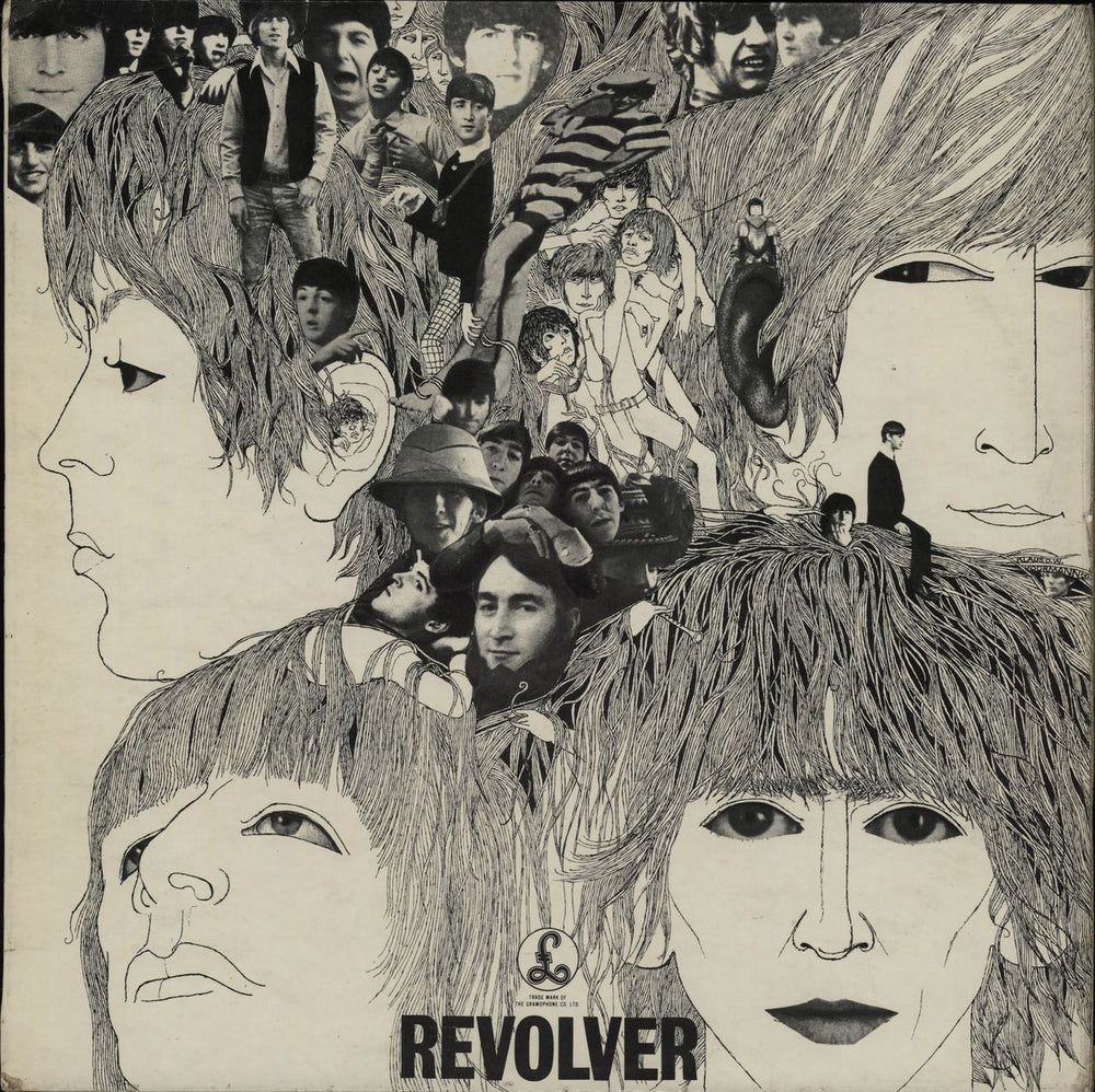 The Beatles Revolver - 1 Box - VG UK vinyl LP album (LP record) PCS7009