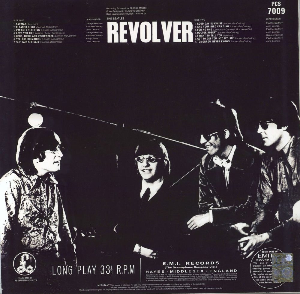 The Beatles Revolver - 180gm - 2017 UK vinyl LP album (LP record) 0094638241713