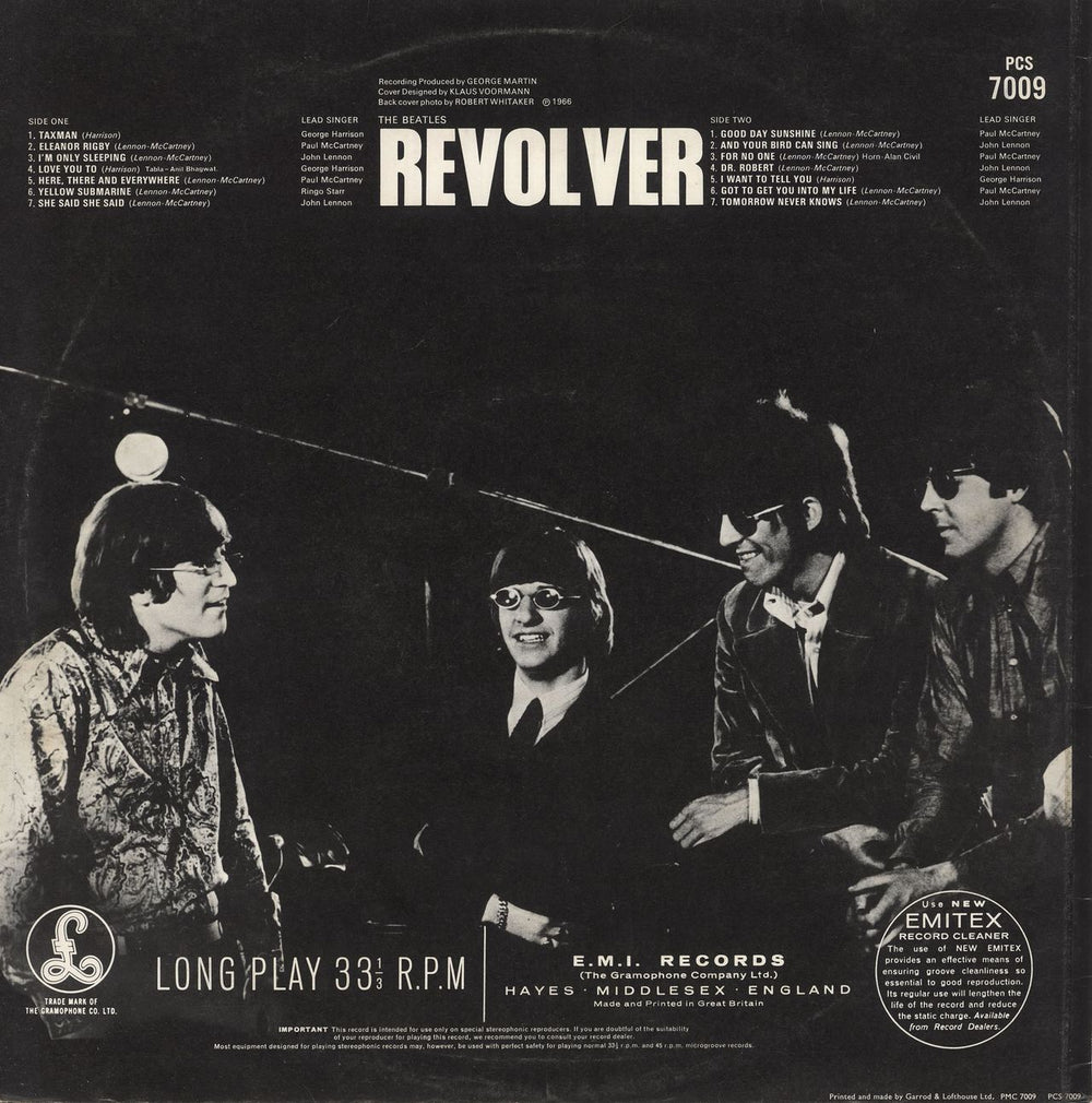 The Beatles Revolver - 2 Box - Gram - VG+ UK vinyl LP album (LP record)