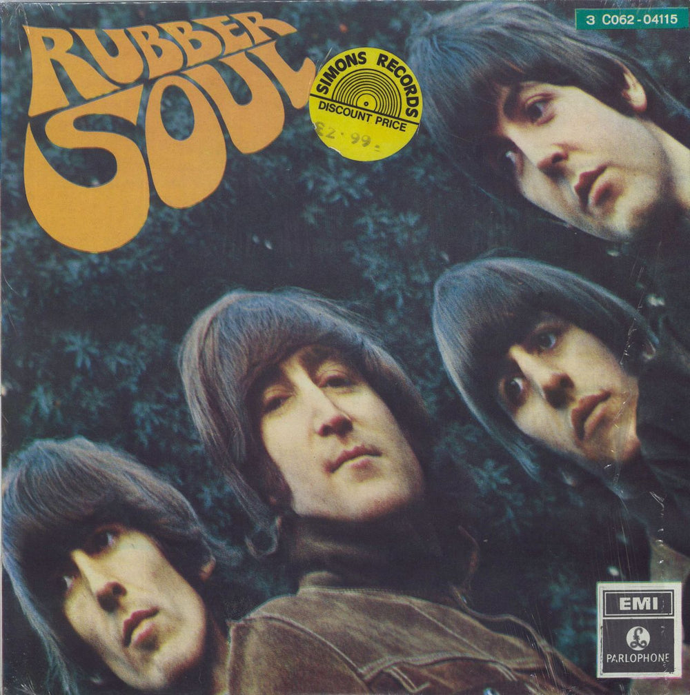 The Beatles Rubber Soul Italian vinyl LP album (LP record) 3C062-04115