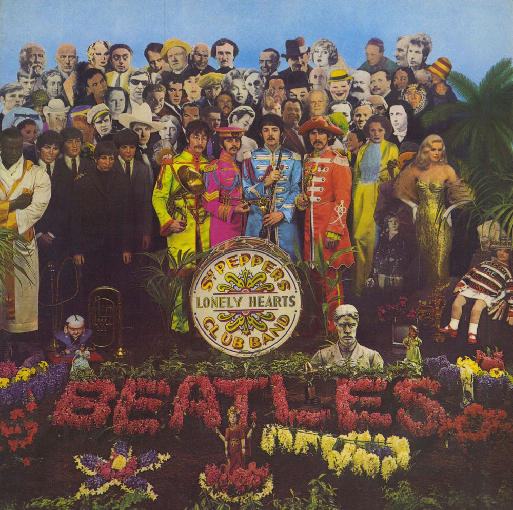 The Beatles Sgt. Pepper's - 1st - Complete UK vinyl LP album (LP record) PMC7027