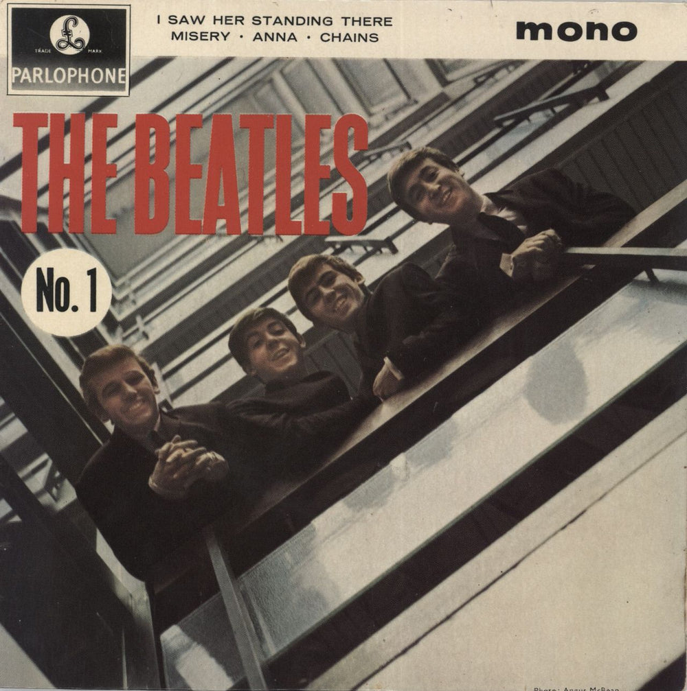 The Beatles The Beatles (No. 1) EP - 1st BuPr - WOS UK 7" vinyl single (7 inch record / 45) GEP8883