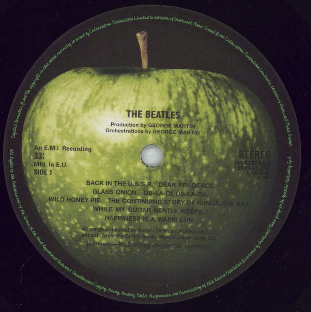 The Beatles The Beatles [White Album] - 180gm UK 2-LP vinyl record set (Double LP Album) BTL2LTH825690