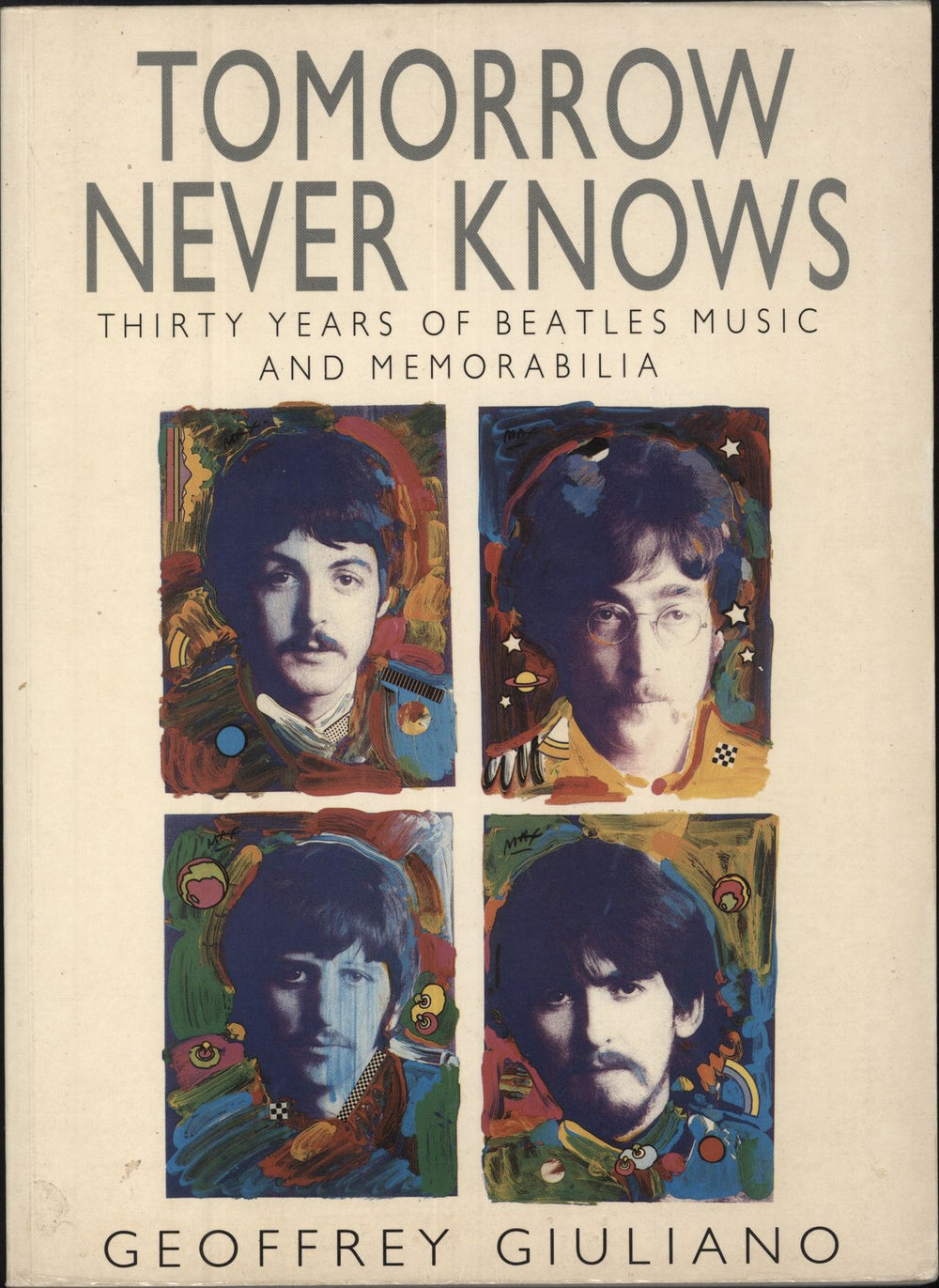 The Beatles Tomorrow Never Knows UK book 1852082706