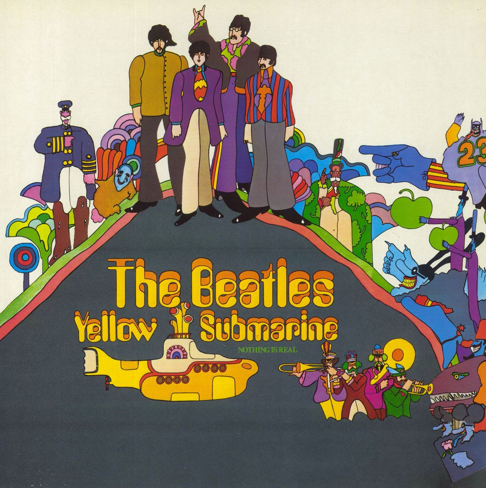 The Beatles Yellow Submarine UK vinyl LP album (LP record) PCS7070