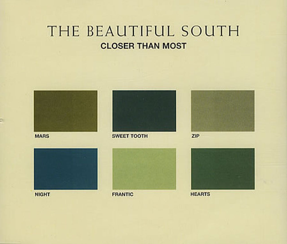 The Beautiful South Closer Than Most UK CD single (CD5 / 5") 562967-2