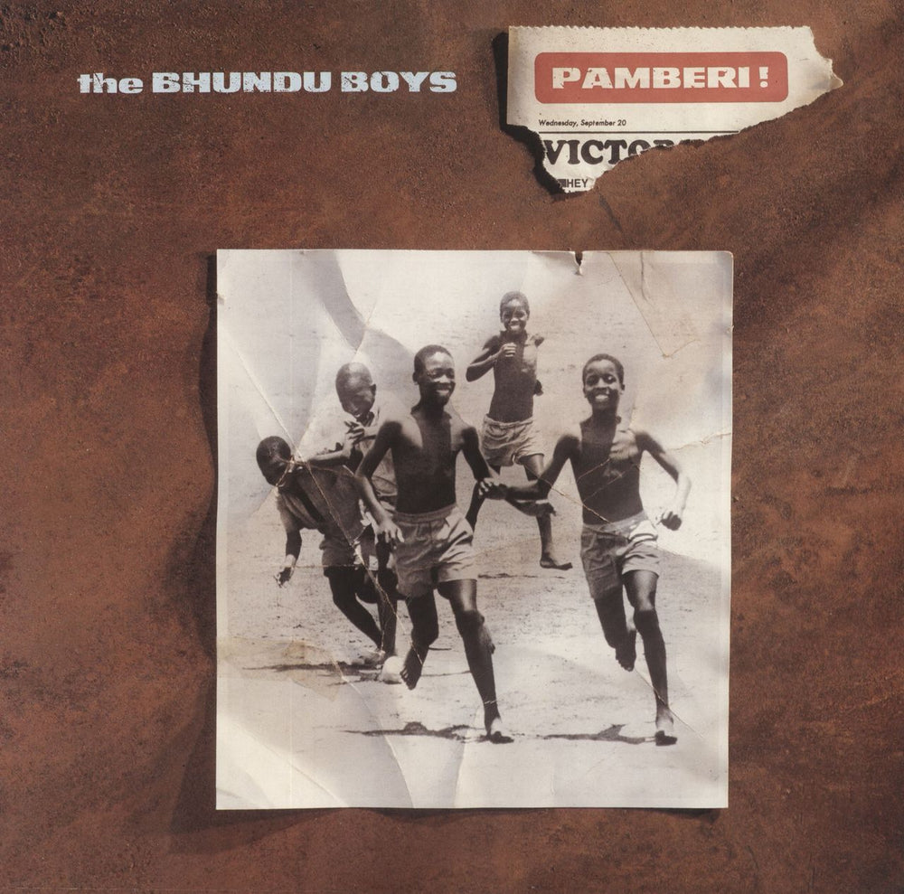 The Bhundu Boys Pamberi! UK vinyl LP album (LP record) WX321