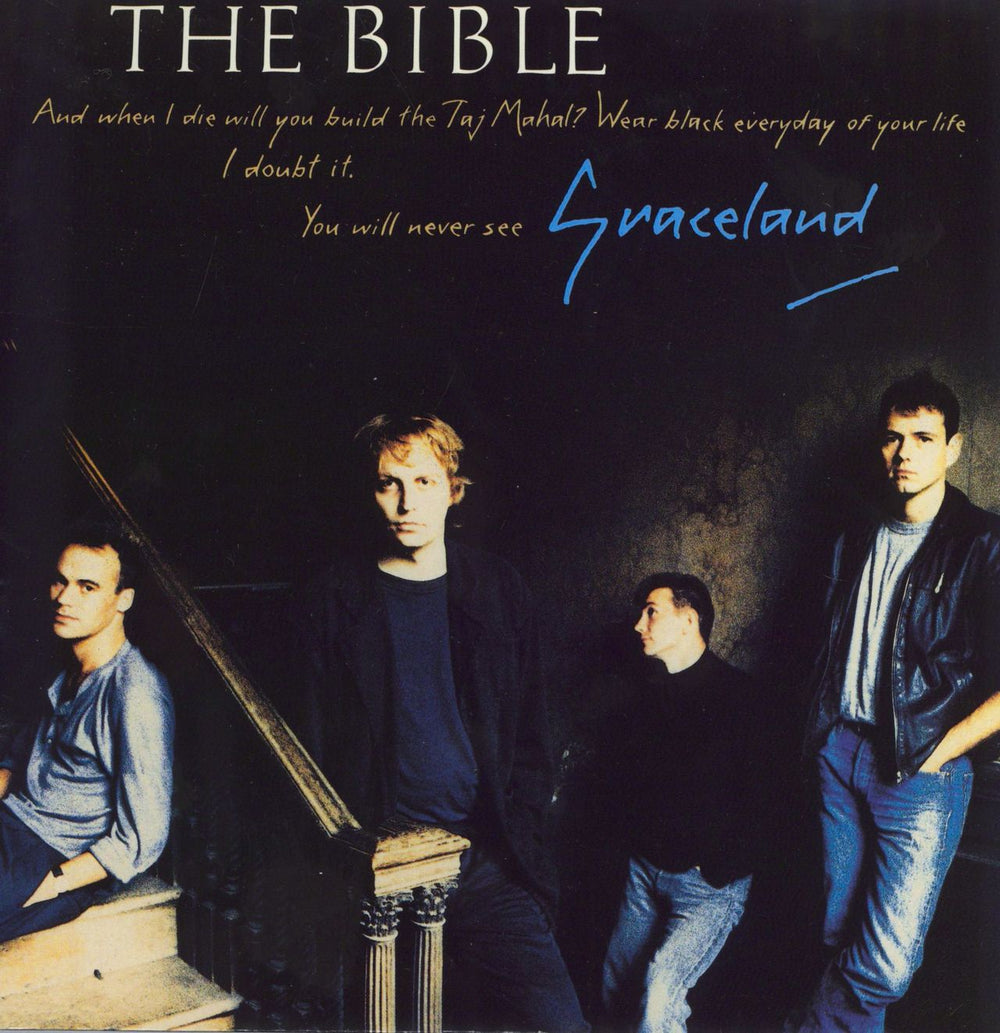 The Bible Graceland UK 7" vinyl single (7 inch record / 45) BIB4