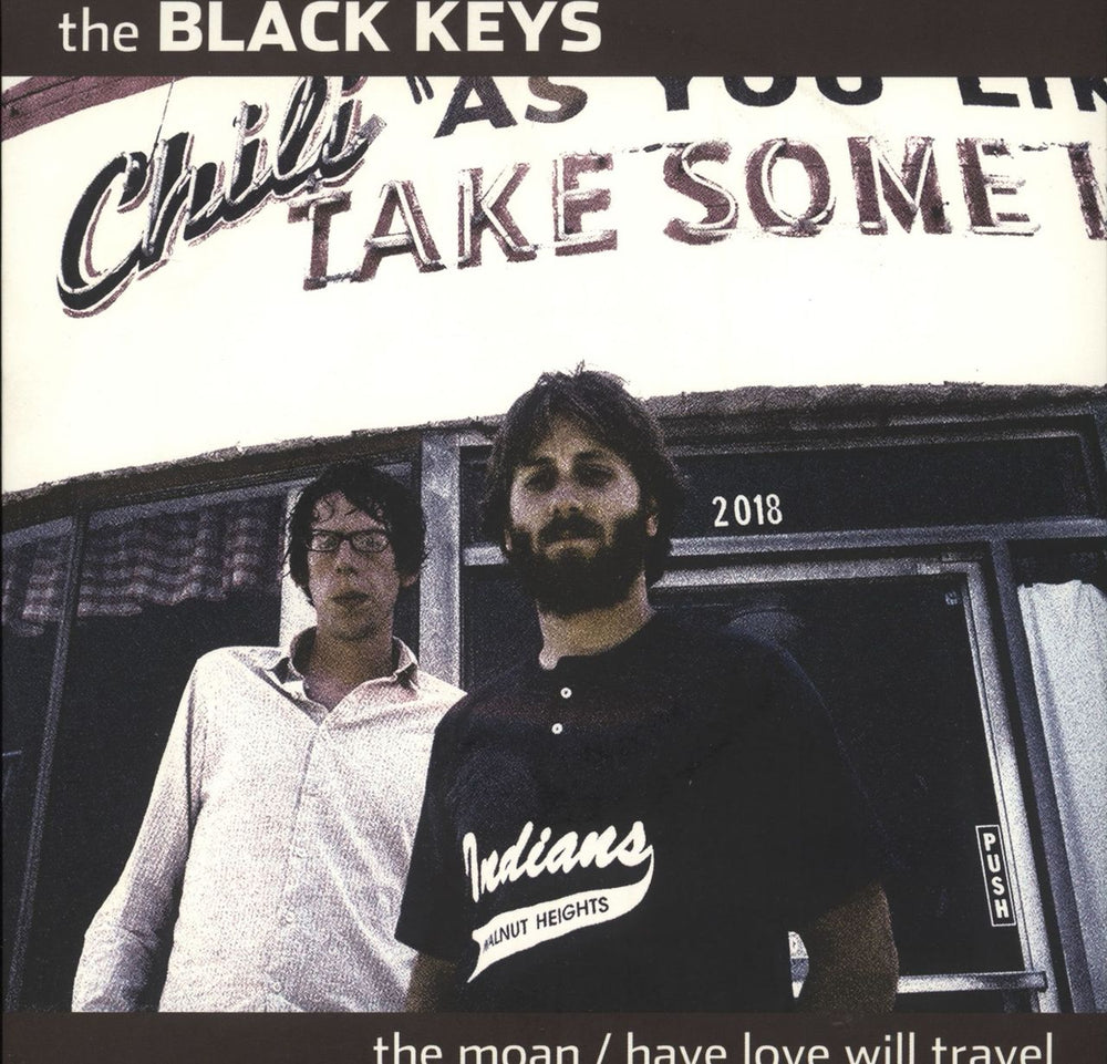 The Black Keys The Moan / Have Love Will Travel - 1st - Red US 7" vinyl single (7 inch record / 45) 00471