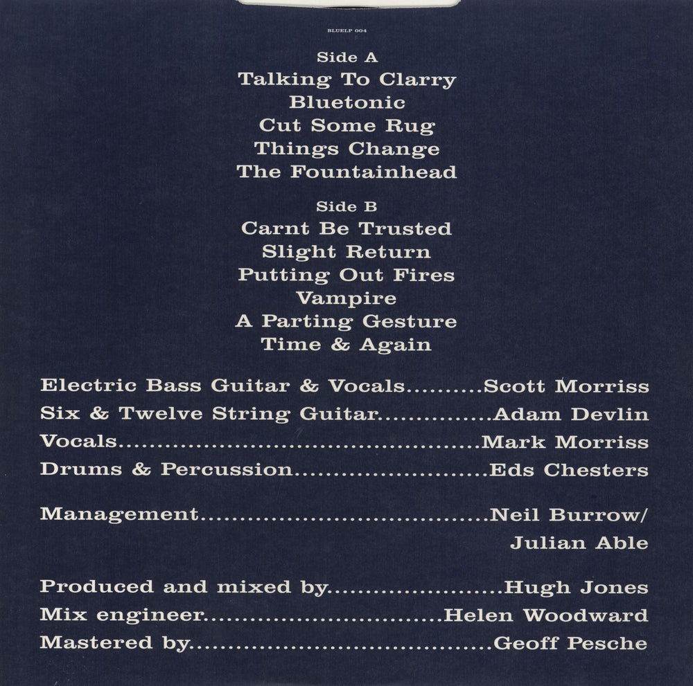 The Bluetones Expecting To Fly - Un-numbered UK vinyl LP album (LP record) Deleted