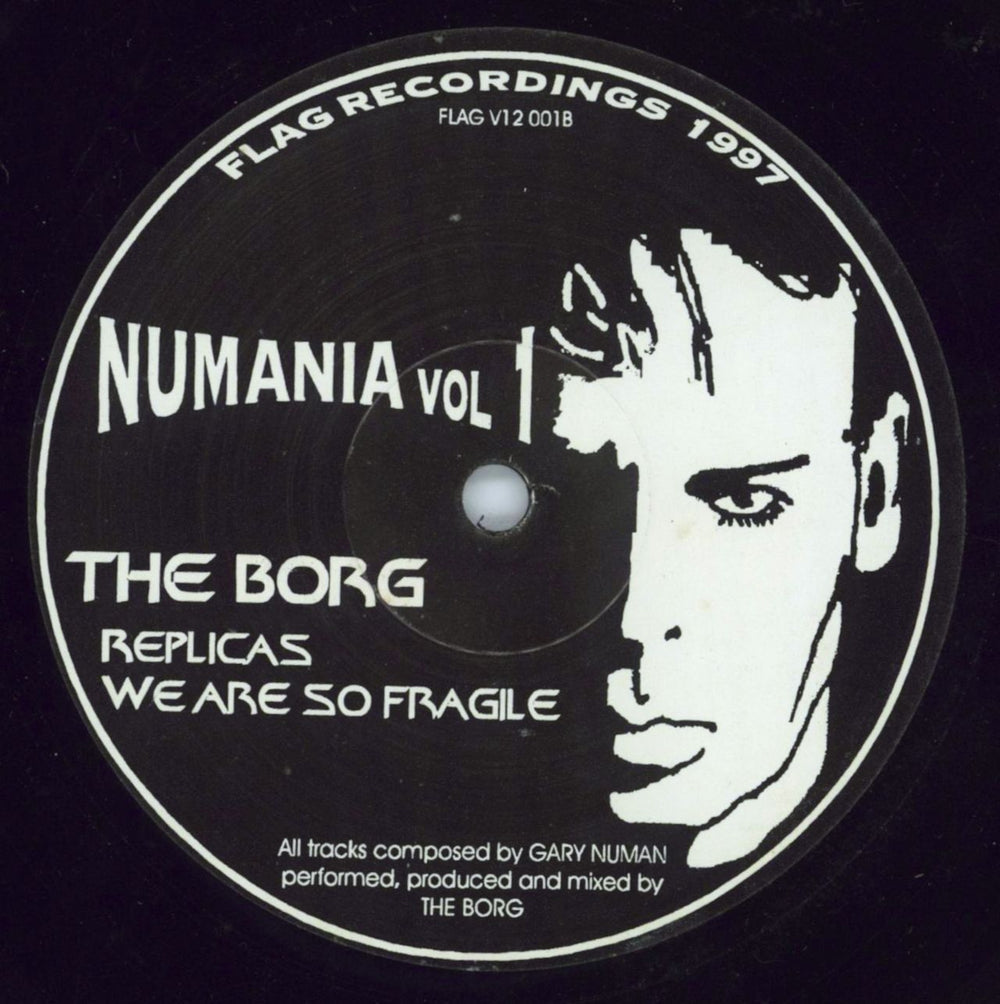 The Borg Numania Vol 1 UK 12" vinyl single (12 inch record / Maxi-single)