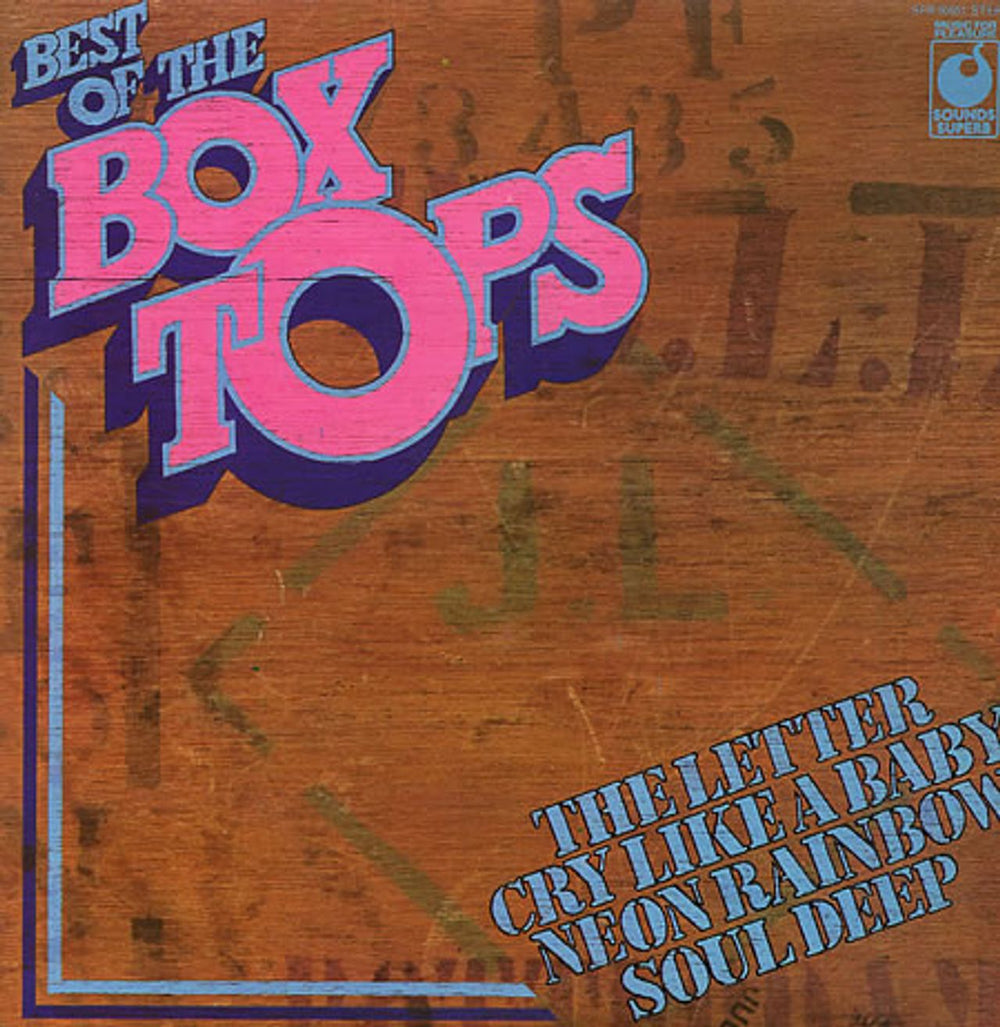 The Box Tops Best Of The Box Tops UK vinyl LP album (LP record) SPR90051