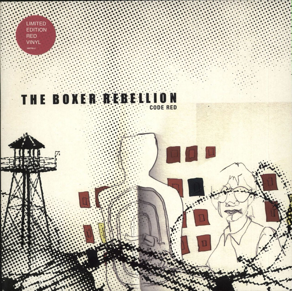 The Boxer Rebellion Code Red - Red Vinyl UK 7" vinyl single (7 inch record / 45) 986700-2