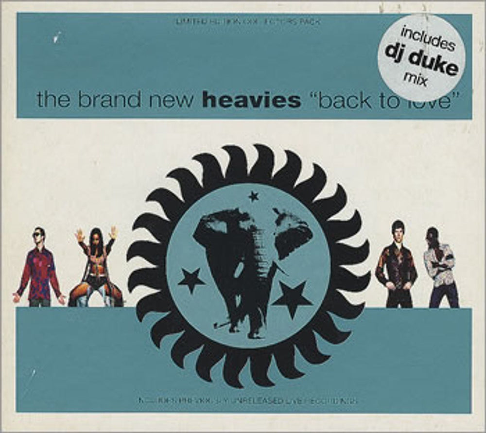 The Brand New Heavies Back To Love UK CD single (CD5 / 5") BNCDP4