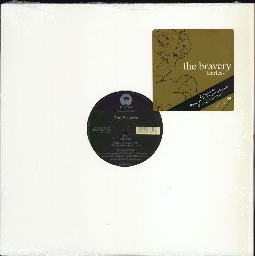 The Bravery Fearless - 2 x 12" US 12" vinyl single (12 inch record / Maxi-single) B0005369-11