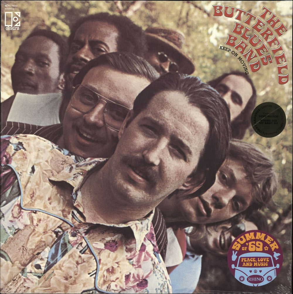 The Butterfield Blues Band Keep On Moving - 140gm Gold Vinyl - Sealed US vinyl LP album (LP record) RCV174053