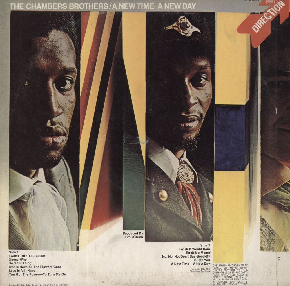 The Chambers Brothers A New Time - A New Day - Mono UK vinyl LP album (LP record)