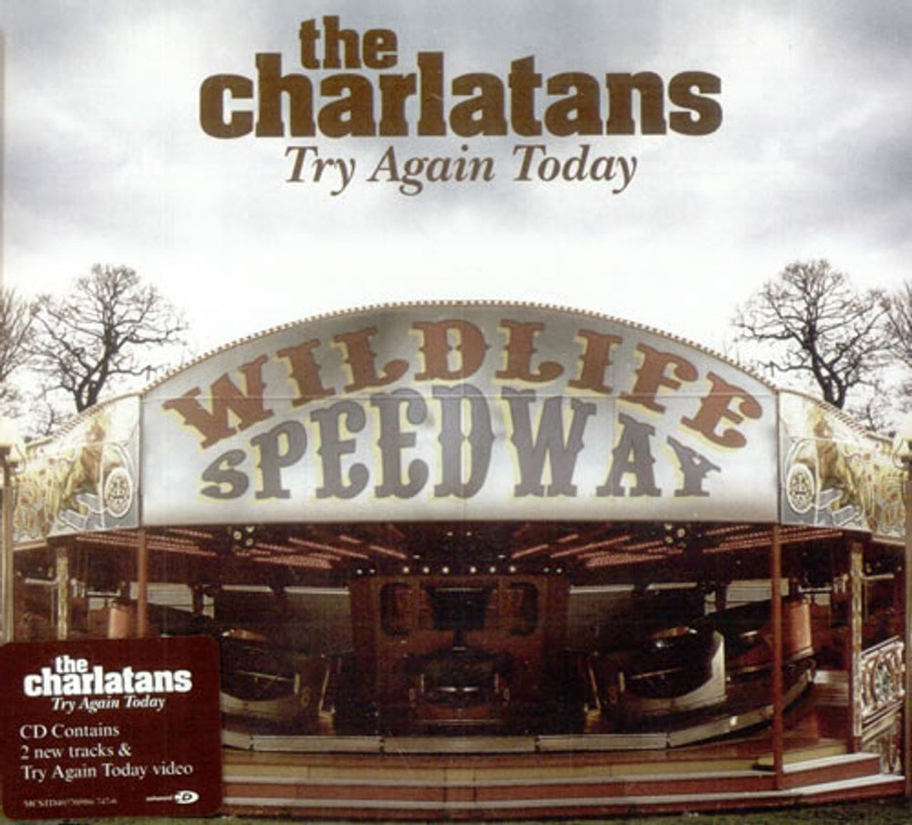 The Charlatans (UK) Try Again Today UK CD single (CD5 / 5") MCSTD40370