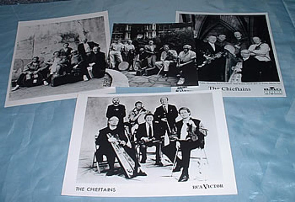 The Chieftains Set Of 4 Professional/Promo Photographs UK photograph PHOTOGRAPHS