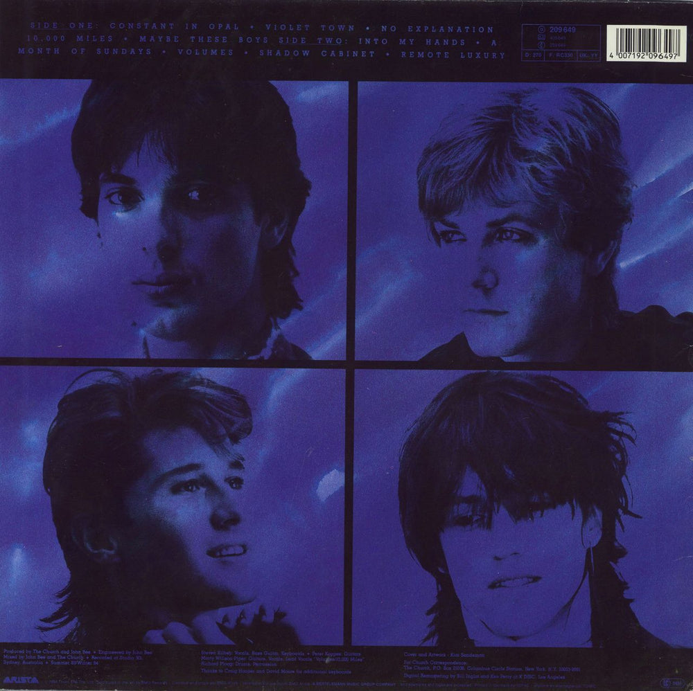 The Church Remote Luxury German vinyl LP album (LP record) 4007192096497