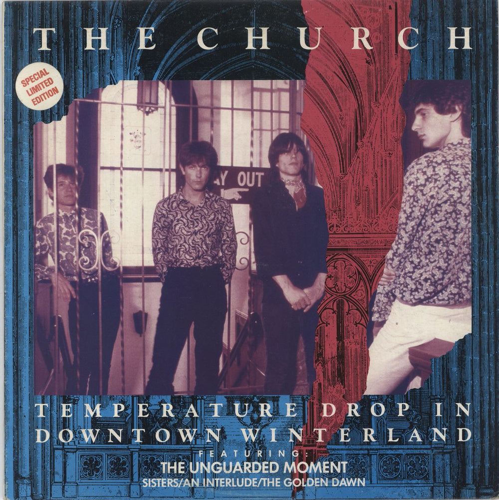 The Church Temperature Drop In Downtown Winterland UK 10" vinyl single (10 inch record) CAR(EP)257