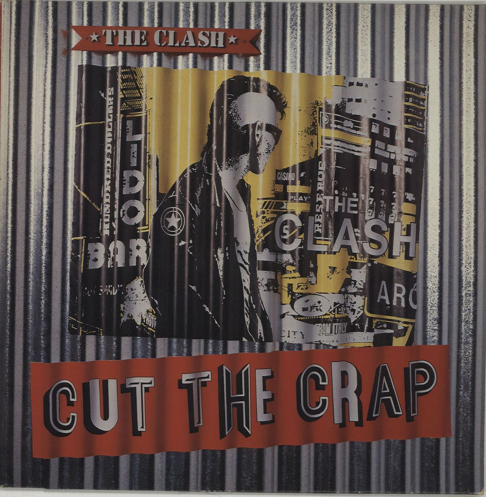 The Clash Cut The Crap UK vinyl LP album (LP record) 26601