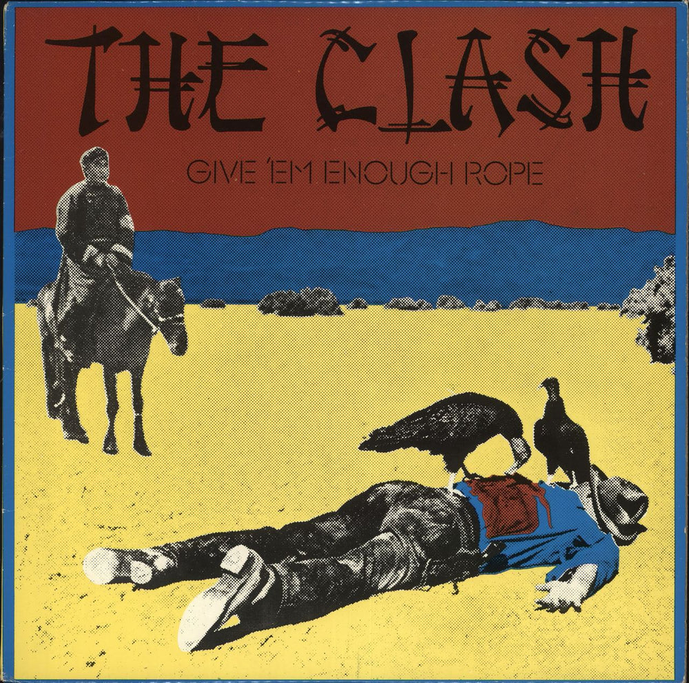 The Clash Give 'Em Enough Rope - 1st UK vinyl LP album (LP record) 82431