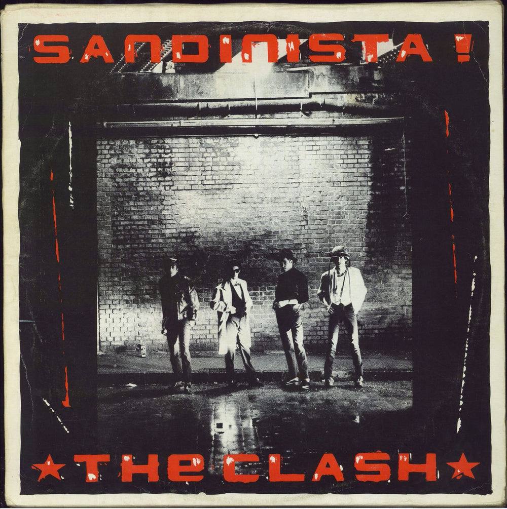 The Clash Sandinista! + Insert - VG UK 3-LP vinyl record set (Triple LP Album) FSLN1