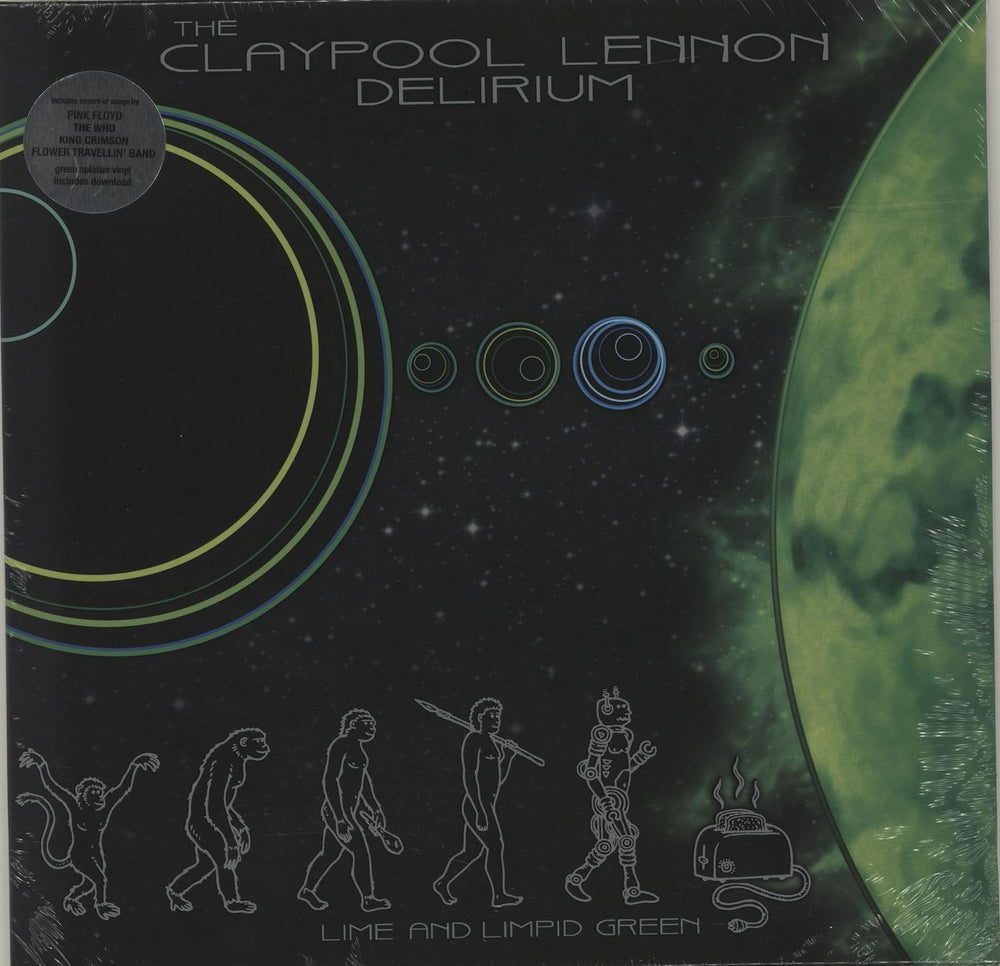 The Claypool Lennon Delirium Lime And Limpid Green - Sealed US 10" vinyl single (10 inch record) ATO0380