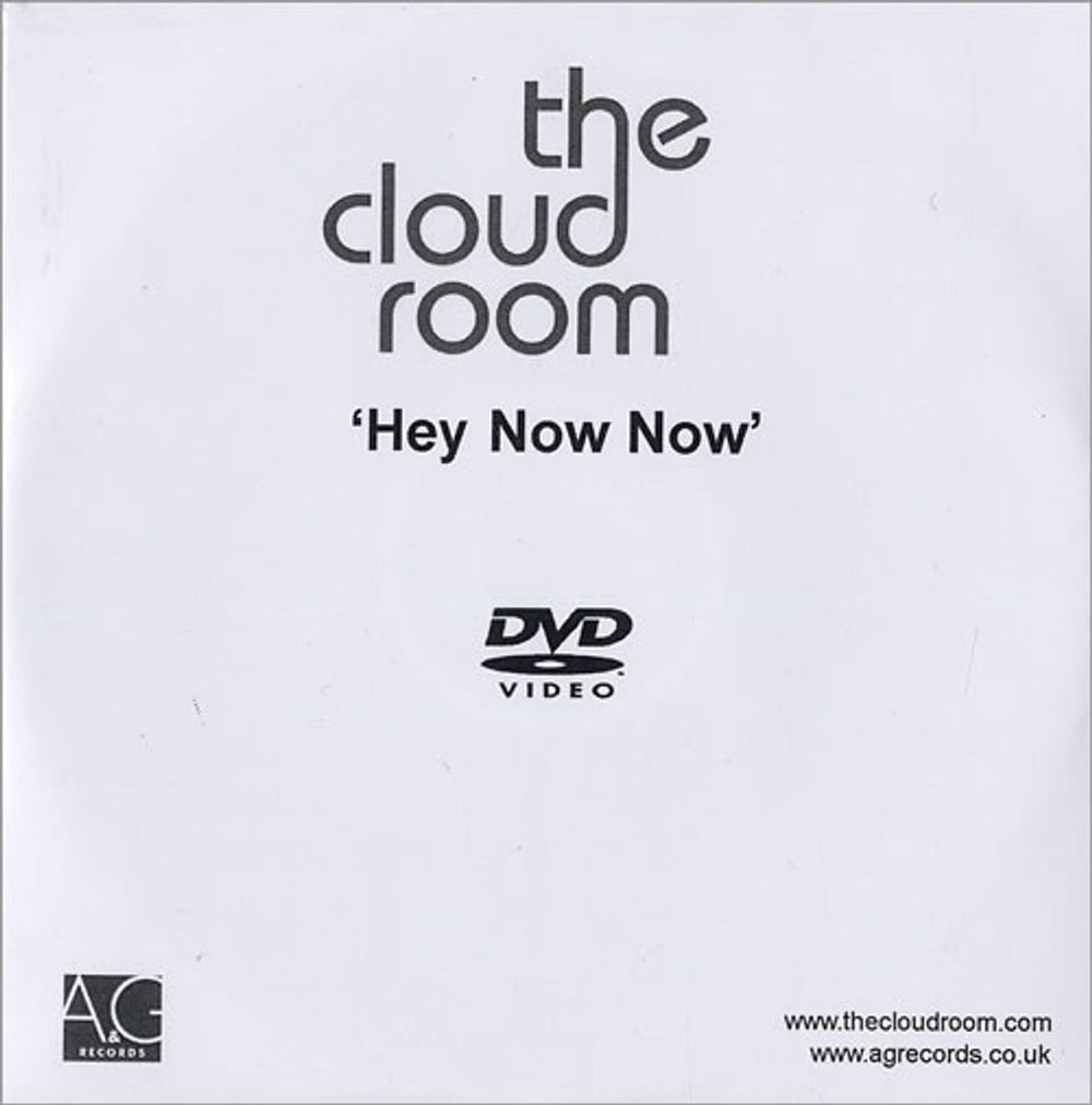 The Cloud Room Hey Now Now UK Promo promo DVD-R DVD-R