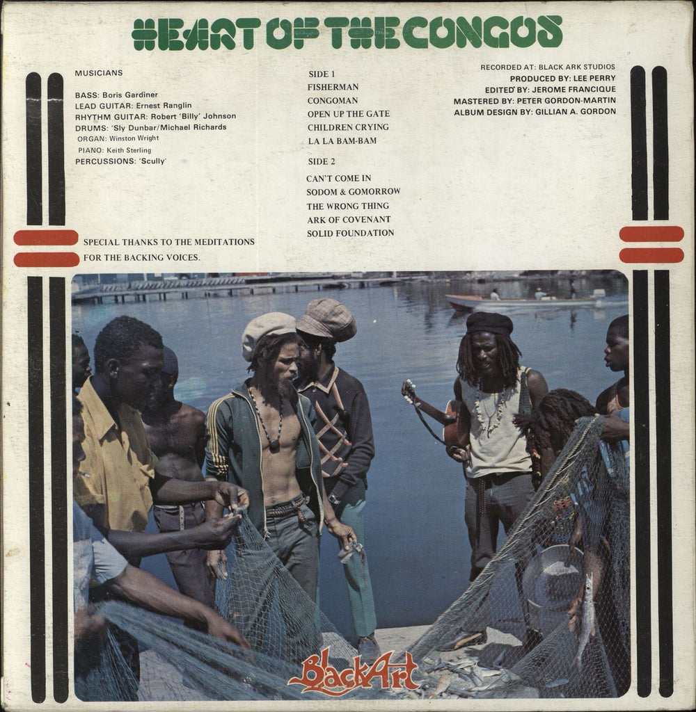 The Congos Heart Of The Congos Jamaican vinyl LP album (LP record)