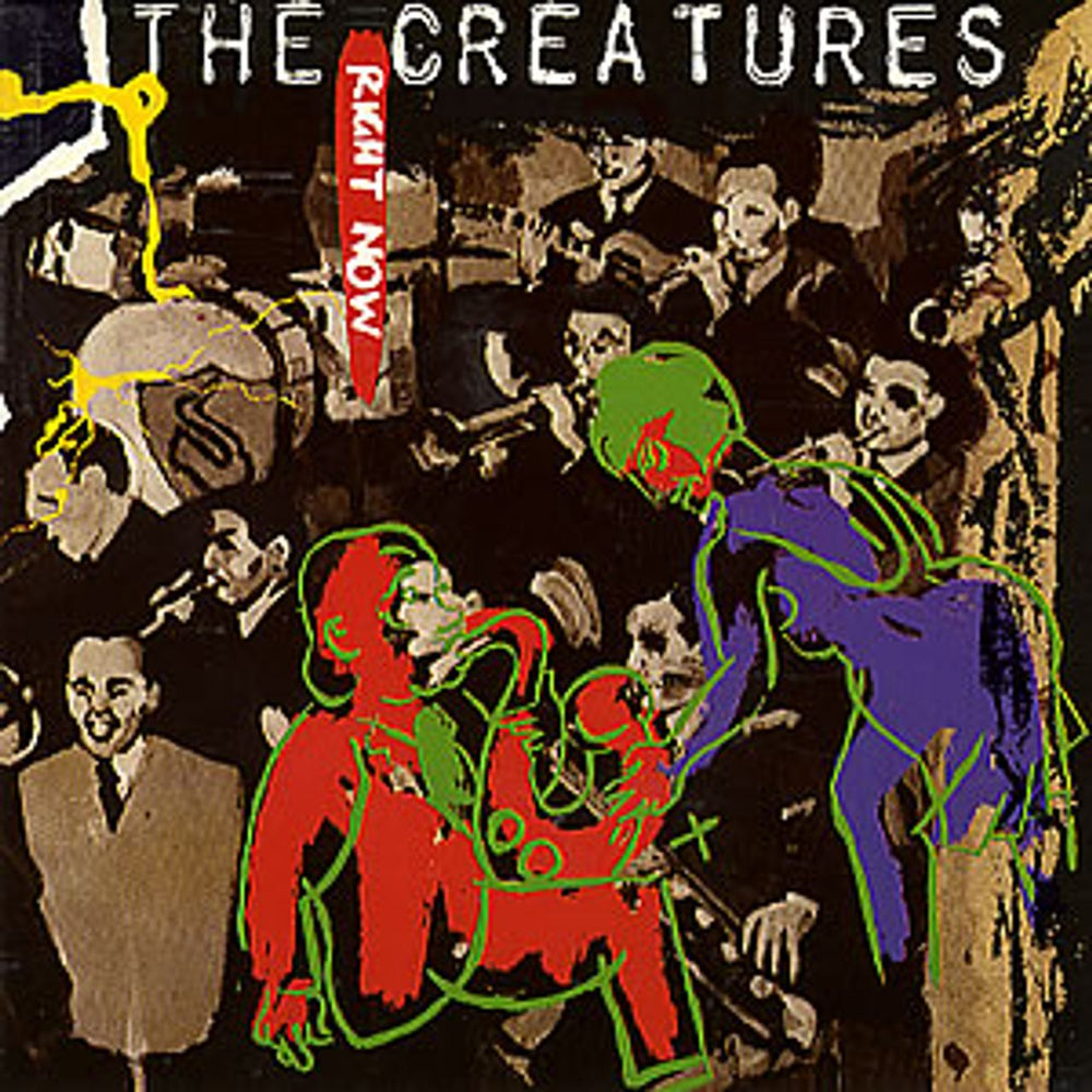 The Creatures (80s) Right Now UK 7" vinyl single (7 inch record / 45) SHE2