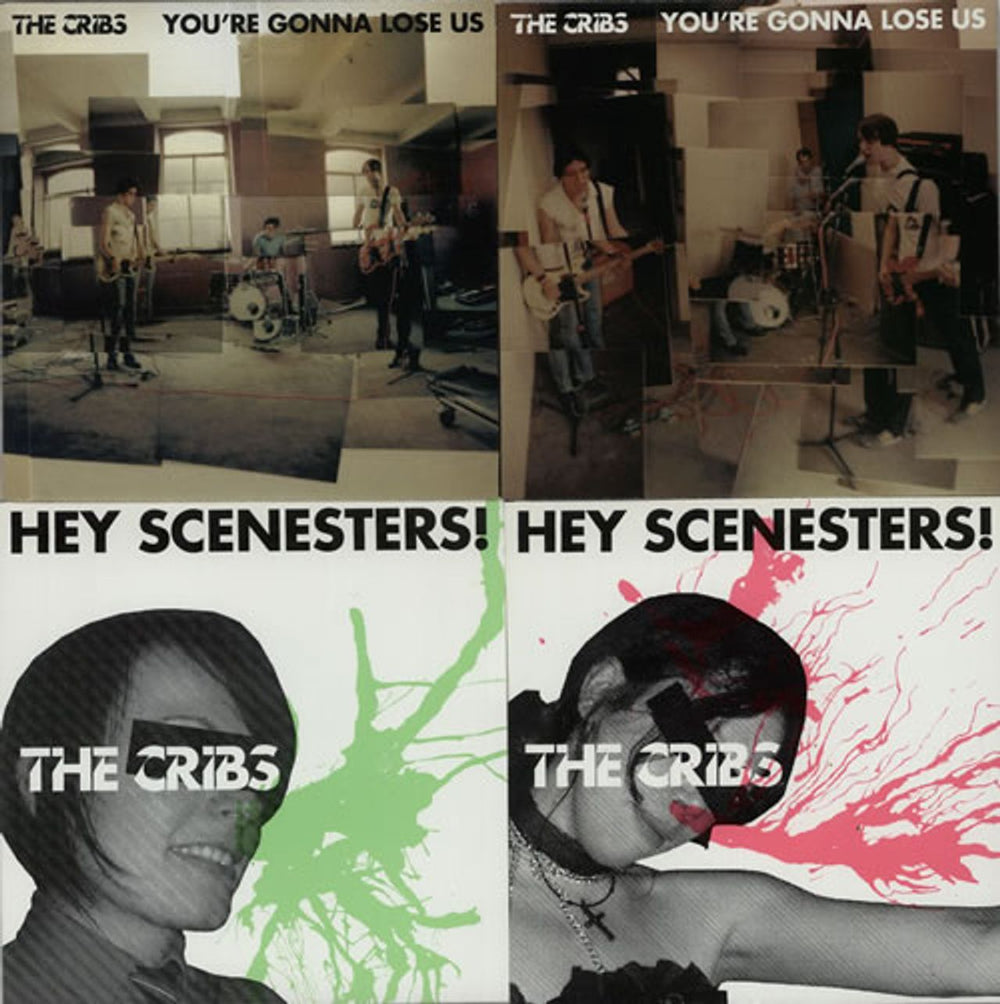The Cribs You're Gonna Lose Us + Box - 4 x 7" Singles UK 7" single box set TC17XYO625376