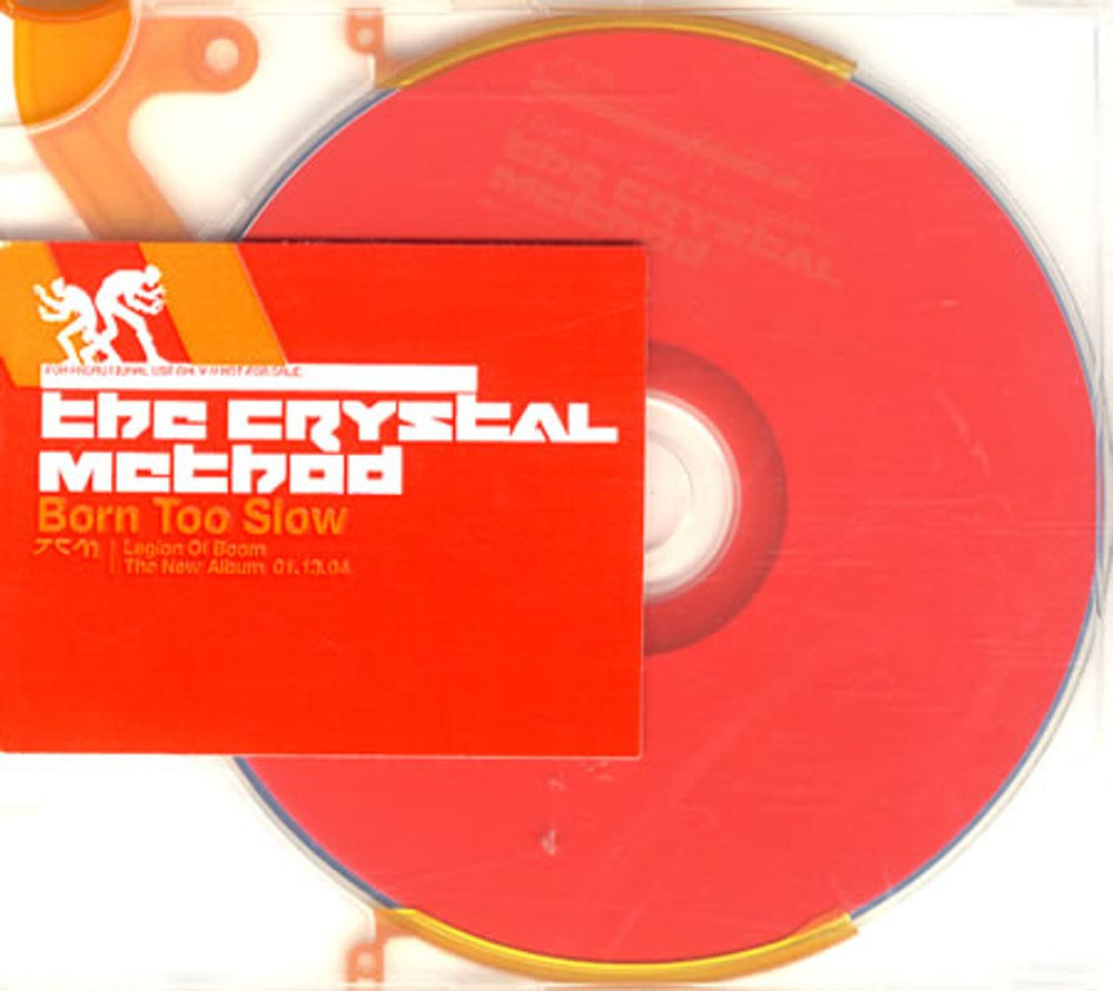 The Crystal Method Born Too Slow US Promo CD single (CD5 / 5") V2DJ-27799-2