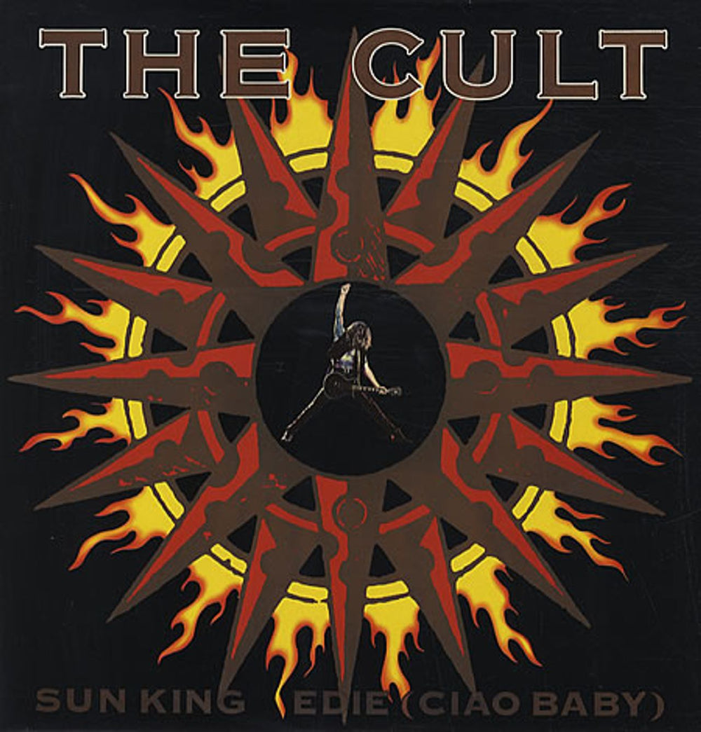 The Cult Sun King - Hologram Sleeve UK 12" vinyl single (12 inch record / Maxi-single) CLT12SU11799