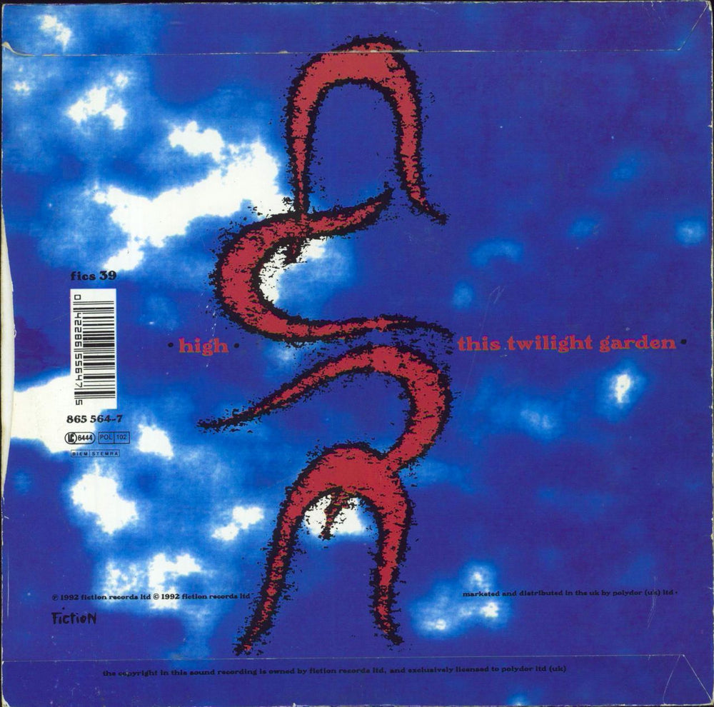 The Cure High - Injection UK 7" vinyl single (7 inch record / 45) 042286556475