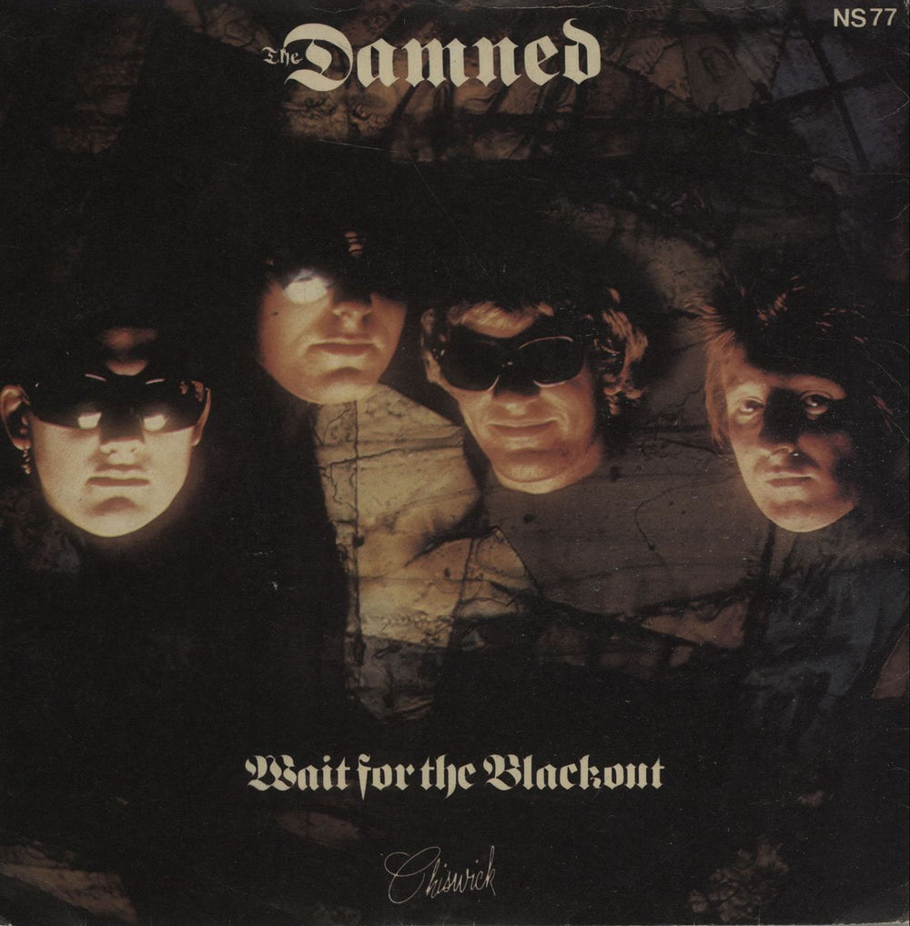 The Damned Wait For The Blackout UK 7" vinyl single (7 inch record / 45) NS77